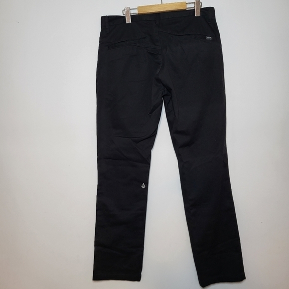 Volcom Corp Class Vmonty Black Pant Size 33 - Picture 3 of 11